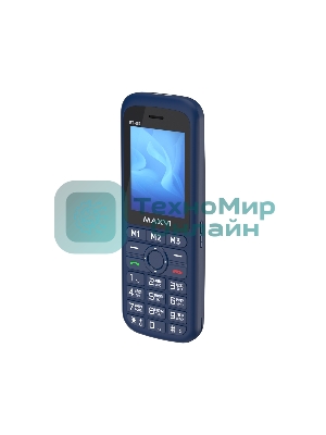 Мобильный телефон Maxvi RT-03 + док-станция, синий