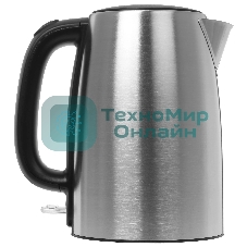 Чайник электрический Midea MK-8028 1.7 л, 2200 Вт, серебристый (корпус: нержавеющая сталь)