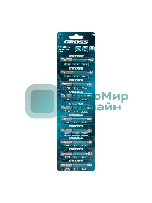 Бита Gross PH2х70 мм, сталь S2, кругл., отрывн., 10 шт.