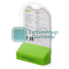 Мышь проводная Acer OMW010 черный, 1200 dpi, USB, кнопки - 3