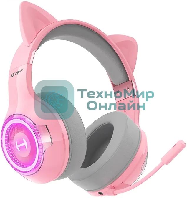 Гарнитура Edifier G4BT розовый, беспроводная, Bluetooth