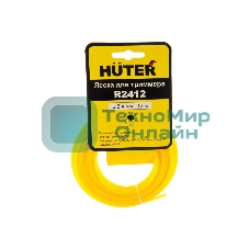 Леска для садовых триммеров Huter R2412 d=2.4мм L=12м для Huter GGT-800S(T), GGT-1000S(T), GGT-1300S(T), GGT-1500S(T) (71/2/11)