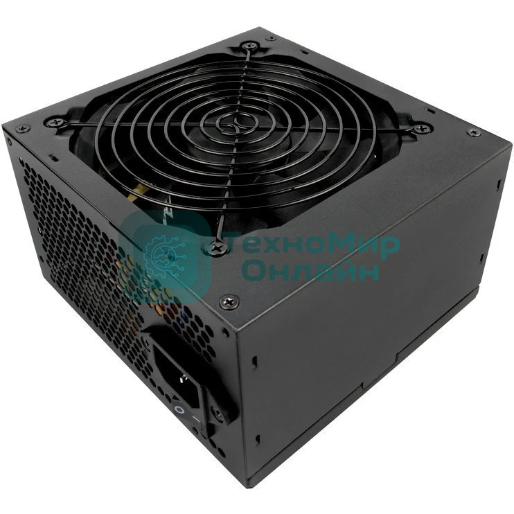 Блок питания 1STPLAYER SR-500W, 500Вт, 80 PLUS, 120мм, черный