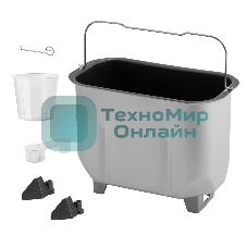 Хлебопечка Maunfeld MBM-1300DPW белый, 850 Вт, 14 программ