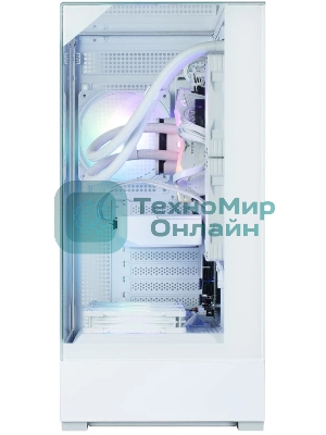 Компьютерный корпус ZALMAN P40 Prism, ATX, белый, WINDOW, 2x3.5