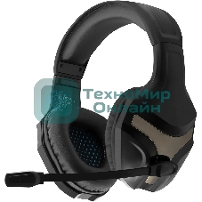 Наушники с микрофоном Oklick HS-L370G ECLIPSE черный 1.9м мониторы оголовье