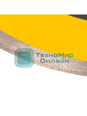 Диск алмазный сплошной Denzel супертонкий, 200 х 25,4 мм, горячее прессование, мокрое резание