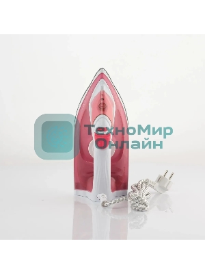 Утюг Scarlett SC-SI30K56 розовый, 2400; Световой индикатор работы: Да; Регулируемый пар до г/мин: 35; Паровой удар до г/мин: 140; Резервуар для воды, мл: 280; Функция разбрызгивания воды: Да; Терморегулятор: Да; Вертикальное отпаривание: Да; Регулировка степени отпаривания: Да; Покрытие подошвы: Керамическая подошва KeramoPro; Самоочистка: Да; Система защиты от накипи ANTI-CALC: Да; Функция автоотключения AUTO-SHUT OFF: Да; Размер утюга Ш*В*Г, мм: 289*120*140; Шарнирное крепление шнура: Да; Длина электрошнура, м: 1.8; Цвет шнура: В цвет корпуса;