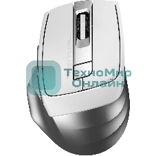 Мышь беспроводная A4Tech Fstyler FB35S белый/серый, 2000 dpi, радиоканал, Bluetooth, USB, кнопки - 5