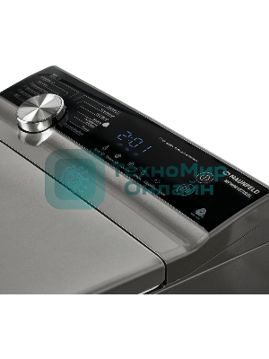 Стиральная машина Maunfeld SILVER MFWM127ISSL серебристый, загрузка вертикальная 7 кг, 1200 об/мин., класс: А+++