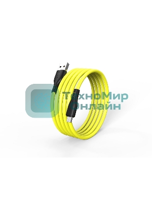 Кабель Smartbuy (iK-12-S21by) S21 MicroUSB желтый, 2.4 А, сил., 1 м