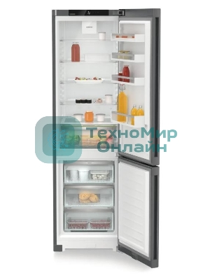 Холодильник Liebherr CNdgc 5703-20 001 Pure темно-серый двухкамерный 266/94л морозилка снизу