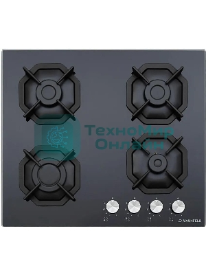 Газовая варочная панель Maunfeld EGHG.64.2CB\G черный