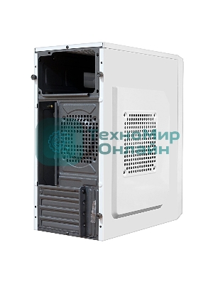 Компьютерный корпус MiniTower Ginzzu B185 White mATX,2xUSB 2.0, белый,w/o PSU, w/o fan (Ginzzu B185)