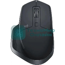 Мышь беспроводная Logitech MX Master 2S графитовый, 4000 dpi, радиоканал, Bluetooth, USB, кнопки - 7