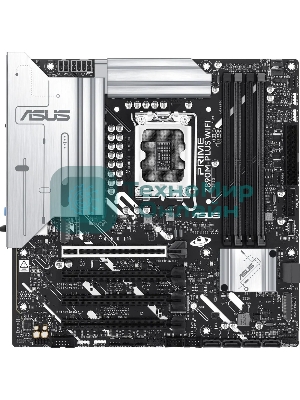 Материнская плата ASUS PRIME Z890M-PLUS WIFI, LGA 1851, Intel Z890, 4xDDR5, 6xSATA, 3xM.2, 1xPCIe 5.0 x16, 1xPCIe 4.0 x4, 2xPCIe 4.0 x1, 1xHDMI, 1xDP, 1x2.5Gb LAN, 2xUSB-A 2.0, 4xUSB-A 3.2 Gen 1, 1xUSB-A 3.2 Gen 2, 1xUSB-C 3.2 Gen 2x2, 3x3.5 мм, 7.1, mATX
