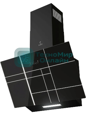 Вытяжка каминная LEX Moza 600 R1 черный, 60 см, 650 куб. м/ч, 46 дБ