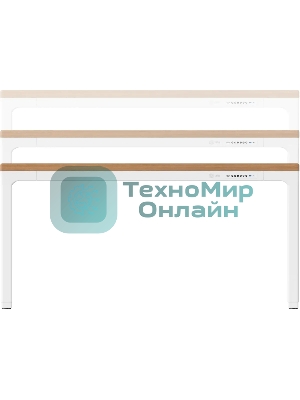 Стол компьютерный Cactus CS-ET-WWD столешница МДФ, белый дуб молочный каркас белый