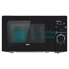 Микроволновая печь BBK 20MWS-717M/B черный, 20 л, 700 Вт, переключатели - поворотный механизм