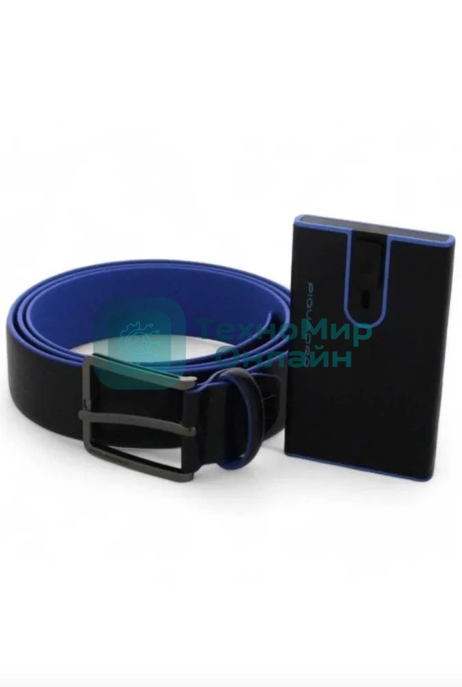 Ремень мужской Piquadro Blue Square CUBOX15B2R/N черный натур.кожа