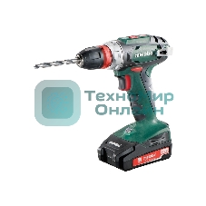 Дрель-шуруповерт Metabo BS 18 Quick 602217500, Аккумуляторный, 18В, 2 АКБ, Кейс
