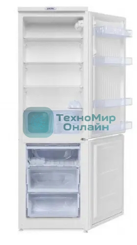 Холодильник DON R-291 BI белая искра двухкамерный 225/101л морозилка снизу
