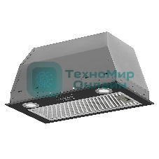 Вытяжка встраиваемая Krona Ameli 600 PB черный, 52.5 см, 633 куб. м/ч, 50 дБ