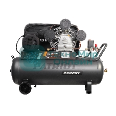 Компрессор поршневой Patriot KRX 580 L100 D ременной, масляный, 580 л/мин, 100 л, 10 бар, 3 кВт, 400 В