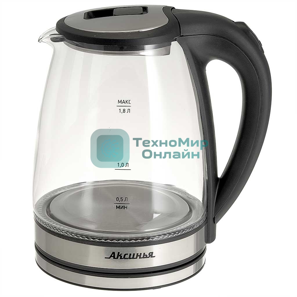 Чайник электрический АКСИНЬЯ КС-1019 черный