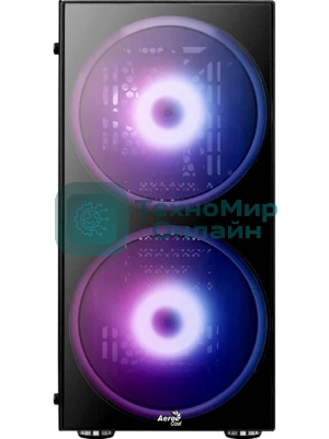 Компьютерный корпус Aerocool/Formula Python (3xUSB, 2xAudio, 0.5 мм,2x200 мм FAN, прозрачная стенка-закаленное стекло, ATX, без БП)