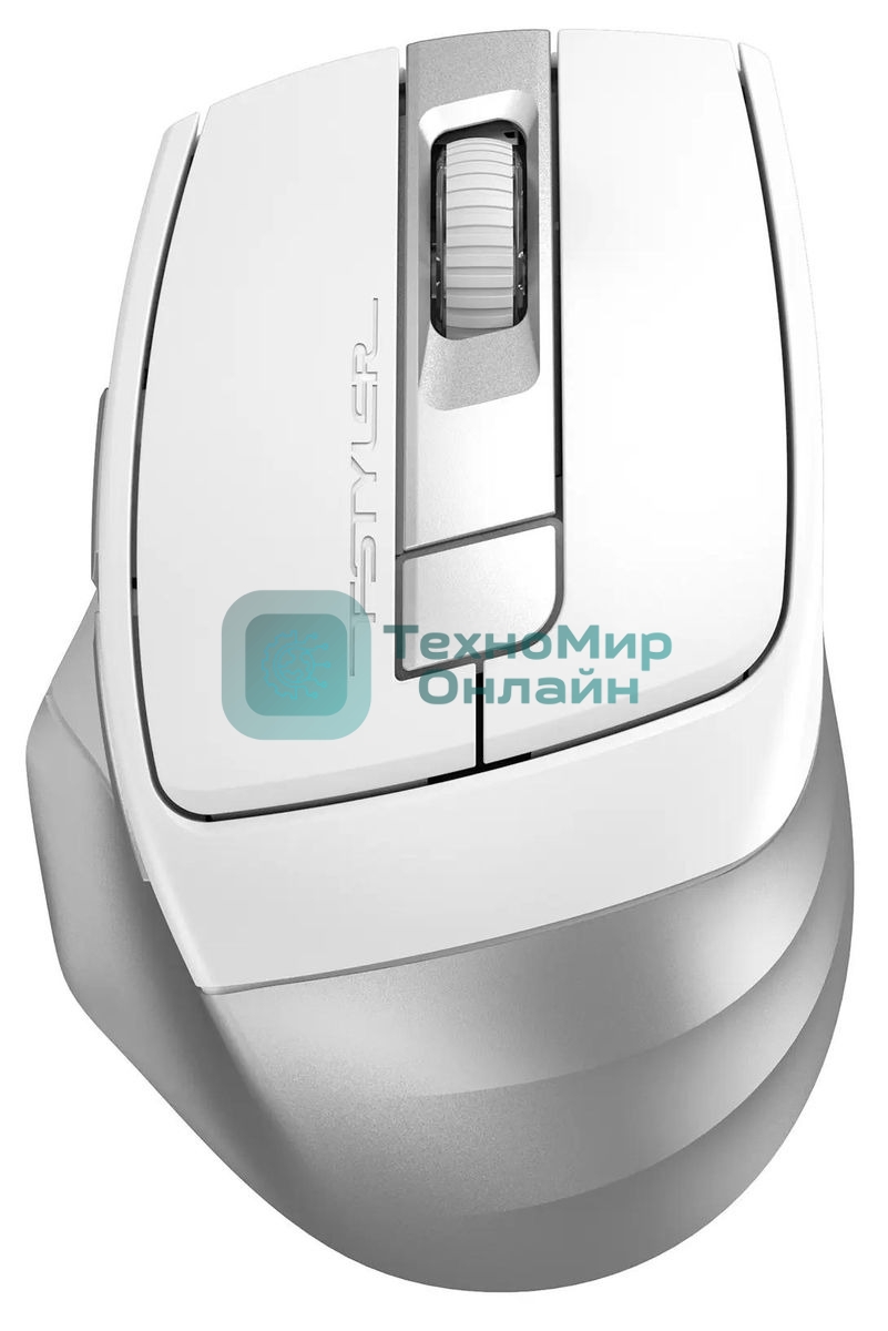 Мышь беспроводная A4Tech Fstyler FB35C белый, 2000 dpi, радиоканал, Bluetooth, USB, кнопки - 6