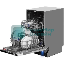 Встраиваемая посудомоечная машина Maunfeld MLP-082D Light Beam, серебристый, 44.8 см, 9 компл., 49 дБ, класс A++