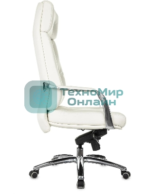 Кресло Бюрократ DAO/WHITE белый, кожа