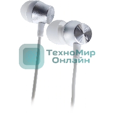 Проводные наушники Oklick HS-S-240 белый, внутриканальные, Jack 3.5 мм