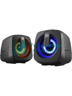 Компьютерная акустика Defender J1 6Вт, подсветка, питание от USB