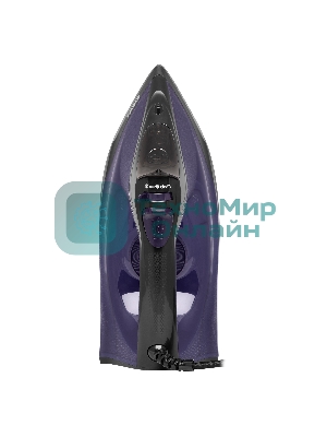 Утюг BBK ISE-2413 (B/V) черный/фиолетовый, 2400 Вт, 40 г/мин, 140 г/мин, 450 мл