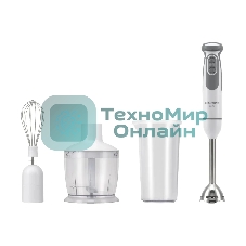 Блендер погружной Starwind SBP3242 1200 Вт, белый/серый