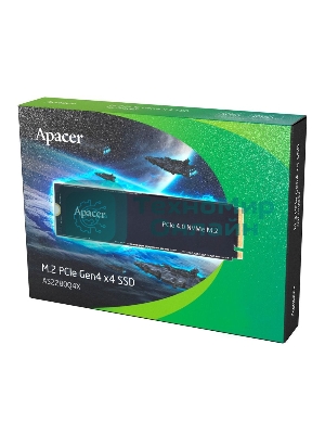 Накопитель SSD Apacer 2Tb, PCIe 4.0 x4, M.2 2280, NVMe, R/W 5000/4400, с радиатором
