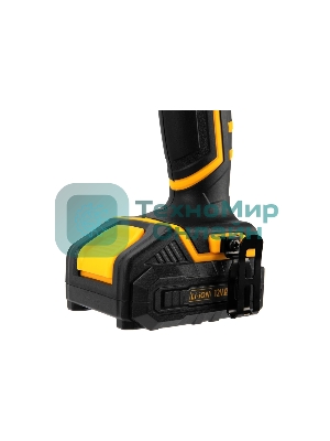 Дрель-шуруповерт аккумуляторная Denzel CDL-12-02BM, 12В, 2 АКБ