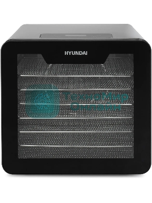 Сушка для фруктов и овощей Hyundai HYFD-8802 14под. 600Вт серебристый