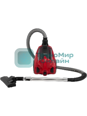 Пылесос Starwind SCV2550 красный, 400/2500 Вт, уборка сухая, пылесборник контейнер, 3 л