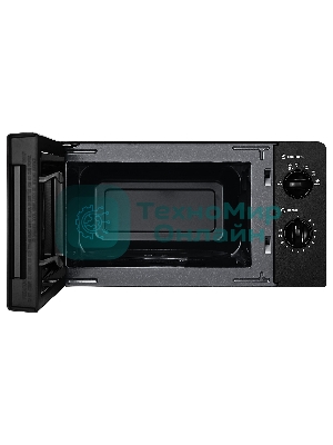 Микроволновая печь BBK 20MWS-747M/B черный, 20 л, 700 Вт, переключатели - поворотный механизм