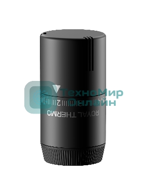 Термоголовка жидкостная Royal Thermo Design М30х1,5 (черный)