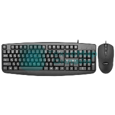 Комплект клавиатура+мышь Irbis LD802 проводной, USB, 1600 DPI, чёрный