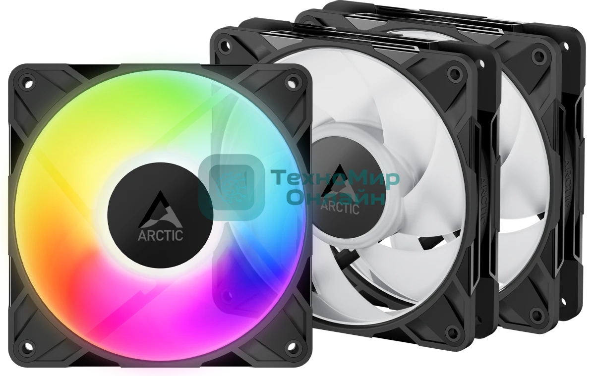 Вентилятор корпусной ARCTIC P12 Pro A-RGB - 3 Pack retail (ACFAN00310A) 