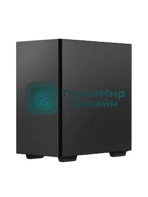Компьютерный корпус Deepcool MACUBE 110 BK без БП, боковое окно (закаленное стекло), черный, mATX