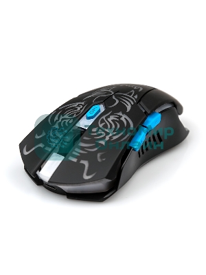 Мышь беспроводная Dialog Gan-Kata MRGK-12UR черный, 1600 dpi, радиоканал, USB, кнопки - 6