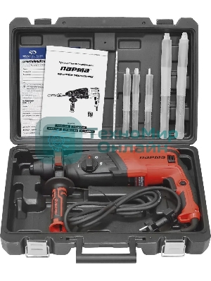 Перфоратор Парма П-02-28/950ЭР SDS-plus уд.:3.2Дж 950Вт (кейс в комплекте)