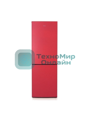 Холодильник Бирюса H6149 красный двухкамерный 245/135 л морозилка снизу, автоматическое оттаивание