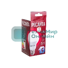 Лампа светодиодная Ресанта LL-R-A60-13W-230-4K-E27 груша, 13 Вт, нейтр., Е27